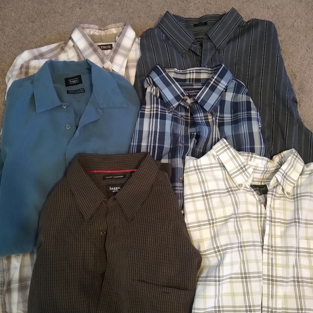 Bundle of men's dress shirts